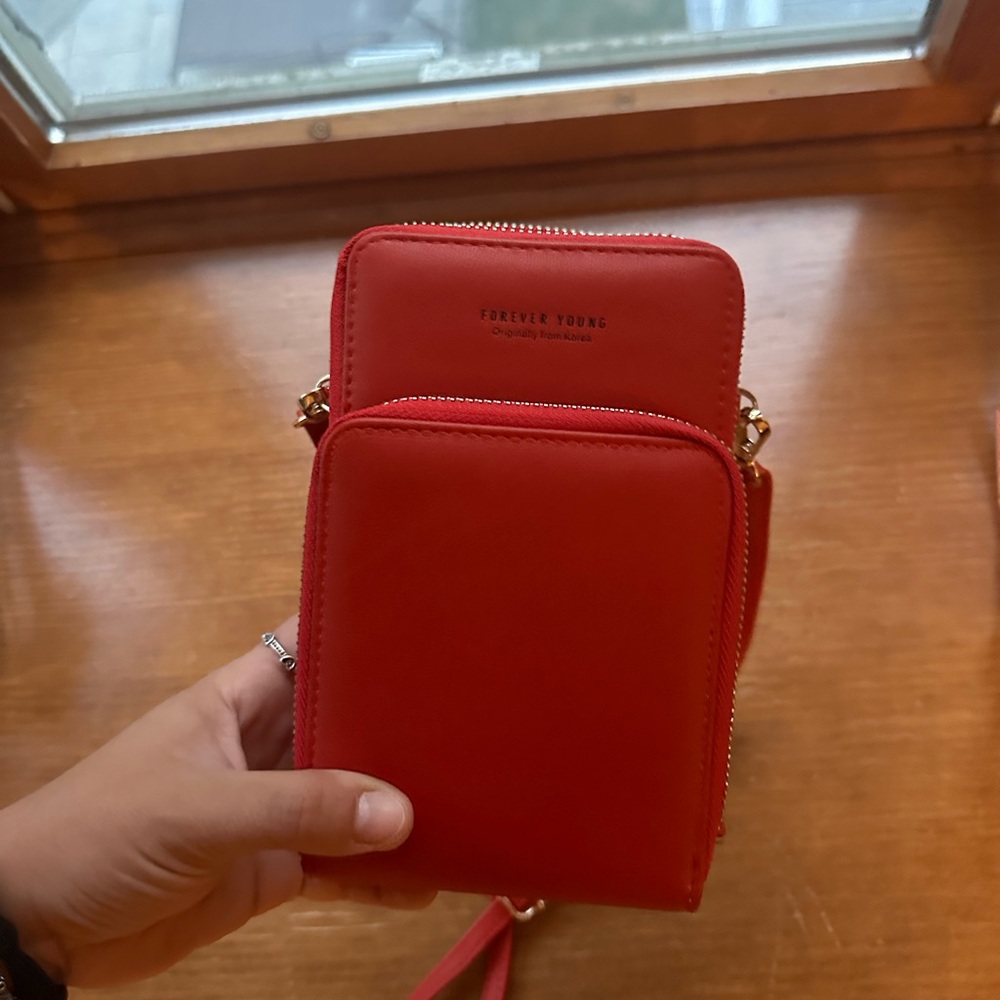 Forever Young Vibrant Red Crossbody Bag